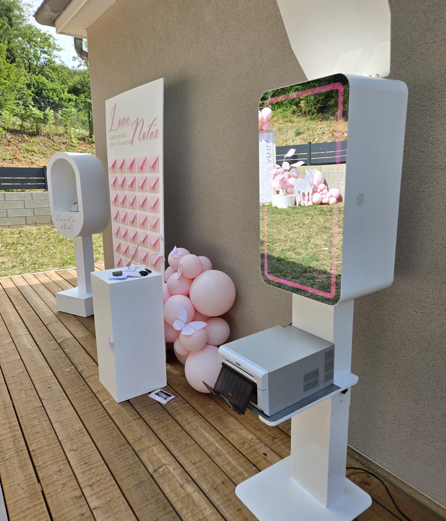 Souvenir photo lors d'un événement festif